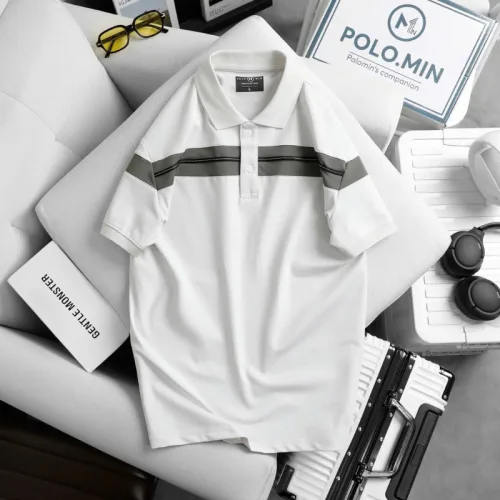Áo Thun Nam Cổ Bẻ Phối Sọc Độc Đáo (Có Size 3XL)