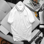 Áo Thun Nam Cổ Bẻ Phối Tag Chất Kro Mè