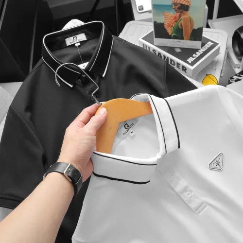 Áo Thun Nam Cổ Bẻ Phối Tag Chất Kro Mè