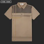 Áo Thun Nam Cổ Bẻ Sọc Nhuyễn Phối Túi (Có Size 3x)