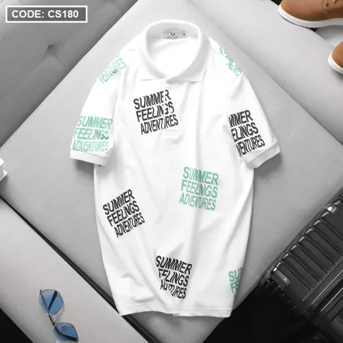 Áo Thun Nam Có Cổ Polo Tay Ngắn Summer (Có Size 3XL)
