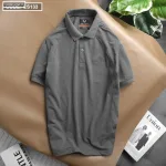 Áo Thun Nam Cổ Bẻ Thêu Chữ Cao Cấp