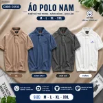 Áo Thun Nam Cổ Bẻ Thêu Chữ Cao Cấp