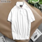 Áo Thun Nam Cổ Bẻ Thêu Chữ Cao Cấp