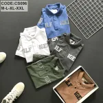 Áo Thun Polo Nam Cổ Bẻ Thêu Đắp Chữ