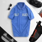 Áo Thun Polo Nam Cổ Bẻ Thêu Đắp Chữ