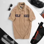Áo Thun Polo Nam Cổ Bẻ Thêu Đắp Chữ
