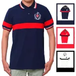 Áo Thun Nam Có Cổ Vải Cá Sấu Thêu Logo Cổ Phối
