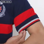 Áo Thun Nam Có Cổ Vải Cá Sấu Thêu Logo Cổ Phối