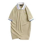 Áo Thun Nam Cổ Bẻ Thêu Logo Con Ngựa Và Phối Màu Tay Áo Trẻ Trung (Size 3XL)