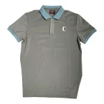 Áo Thun Nam Cổ Bẻ Thêu Logo Hình Con Sói Và Viền Bo Tay Áo (Có Size 3XL)
