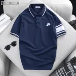 Áo Thun Nam Có Cổ Cá Sấu Đốm Thêu Logo (Có Size 3XL)