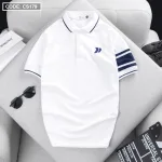 Áo Thun Nam Có Cổ Cá Sấu Đốm Thêu Logo (Có Size 3XL)