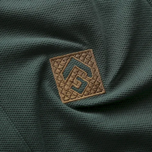 Áo Thun Nam Cổ Bẻ Thêu Nổi Logo Lục Giác (Có size 3x)