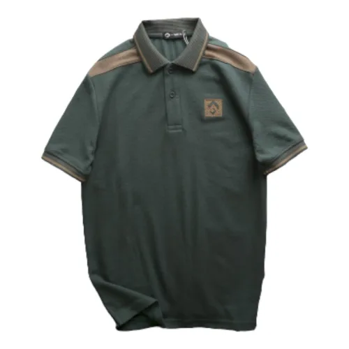 Áo Thun Nam Cổ Bẻ Thêu Nổi Logo Lục Giác (Có size 3x)