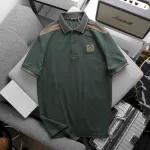 Áo Thun Nam Cổ Bẻ Thêu Nổi Logo Lục Giác (Có size 3x)