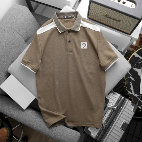 Áo Thun Nam Cổ Bẻ Thêu Nổi Logo Lục Giác (Có size 3x)
