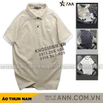 Áo Thun Nam Cổ Bẻ Thêu Nổi Logo Rubik (Có size 3x)