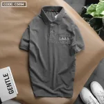 Áo Thun Nam Polo Cổ Bẻ Vải Thêu Chữ