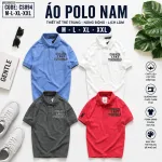 Áo Thun Nam Polo Cổ Bẻ Vải Thêu Chữ