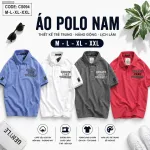 Áo Thun Nam Polo Cổ Bẻ Vải Thêu Chữ