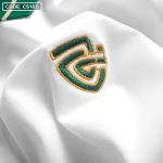 Áo Thun Nam Cá Sấu Có Cổ Viền Xanh Thêu Logo Rayman
