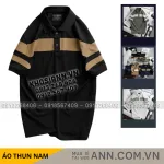 Áo Thun Nam Có Cổ Phối Sọc Độc Đáo (Có Size 3XL)