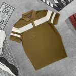 Áo Thun Nam Có Cổ Phối Sọc Độc Đáo (Có Size 3XL)