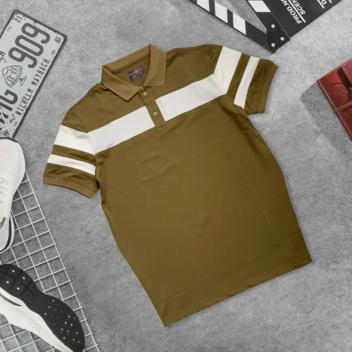Áo Thun Nam Có Cổ Phối Sọc Độc Đáo (Có Size 3XL)