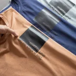 Áo Thun Nam Cổ Tròn Cotton In Hoạ Tiết Lạ Mắt