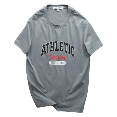 Áo Thun Nam Cổ Tròn In Chữ Athletic Division Since 1986 Size Từ 45-95kg
