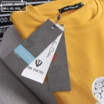 Áo Thun Nam Cotton Cổ Tròn In Hình Gấu
