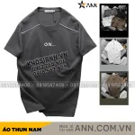 Áo Thun Nam Cổ Tròn Logo Nổi Chữ ON (Có Size 3x)