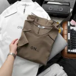 Áo Thun Nam Cổ Tròn Logo Nổi Chữ ON (Có Size 3x)