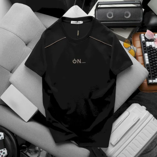 Áo Thun Nam Cổ Tròn Logo Nổi Chữ ON (Có Size 3x)