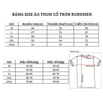 Áo Thun Nam Cổ Tròn Rurumen Màu Đen In Chữ Just Be Cool Big Size
