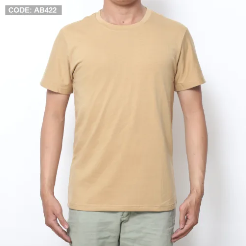 Áo Thun Nam Cổ Tròn Tay Ngắn Màu Trơn Đơn Giản (Có Size 3XL)
