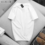 Áo Thun Nam Cổ Tròn Tay Ngắn Màu Trơn Đơn Giản (Có Size 3XL)