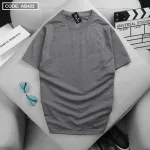 Áo Thun Nam Cổ Tròn Tay Ngắn Màu Trơn Đơn Giản (Có Size 3XL)