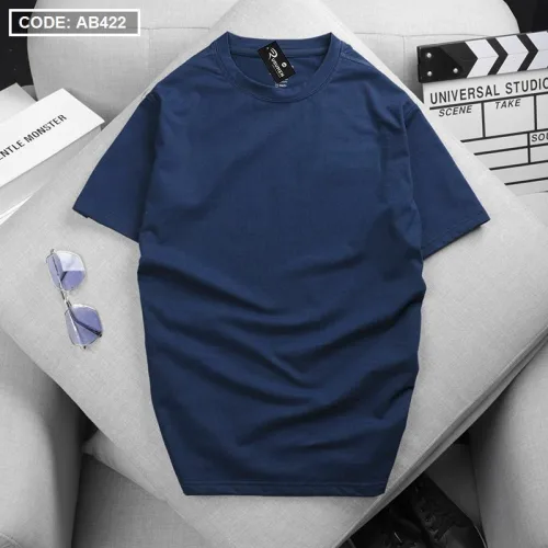 Áo Thun Nam Cổ Tròn Tay Ngắn Màu Trơn Đơn Giản (Có Size 3XL)