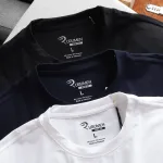 Áo Thun Nam Cổ Tròn Rurumen Màu Xanh Đen In Hình Cool Duck Big Size