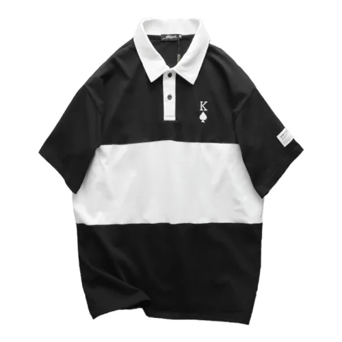 Áo Thun Nam Cổ Tròn Oversize Thêu Logo Poker Big Size 100kg