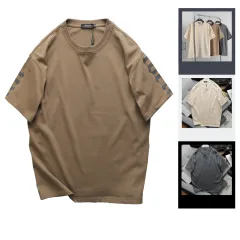 Áo Thun Nam Cổ Tròn Ovesize In Chữ IDEA Bên Tay Big Size 110kg
