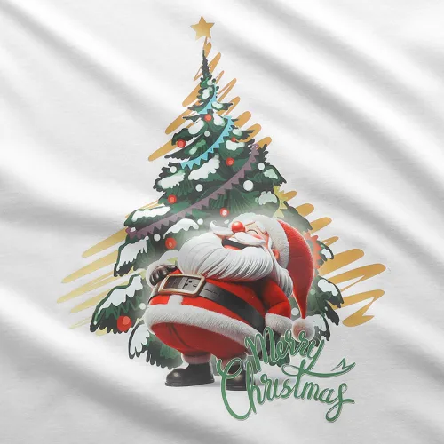 Áo Thun Nam Cổ Tròn Pack Horse In Chữ Merry Christmas (Có Size 3x)