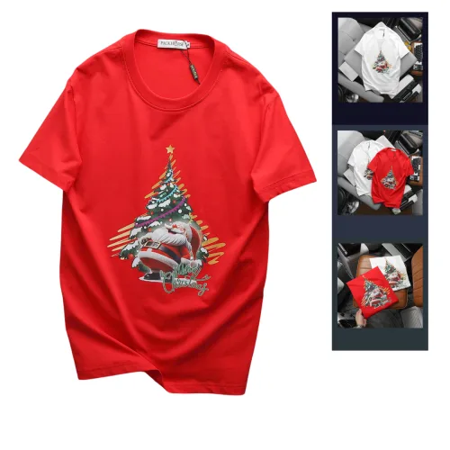 Áo Thun Nam Cổ Tròn Pack Horse In Chữ Merry Christmas (Có Size 3x)