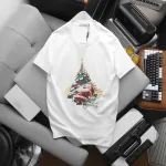Áo Thun Nam Cổ Tròn Pack Horse In Chữ Merry Christmas (Có Size 3x)