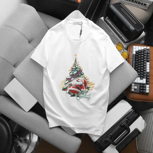 Áo Thun Nam Cổ Tròn Pack Horse In Chữ Merry Christmas (Có Size 3x)