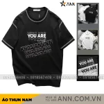 Áo Thun Nam Cổ Tròn Pack Horse In Chữ You Are Enough