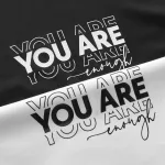 Áo Thun Nam Cổ Tròn Pack Horse In Chữ You Are Enough