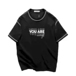 Áo Thun Nam Cổ Tròn Pack Horse In Chữ You Are Enough
